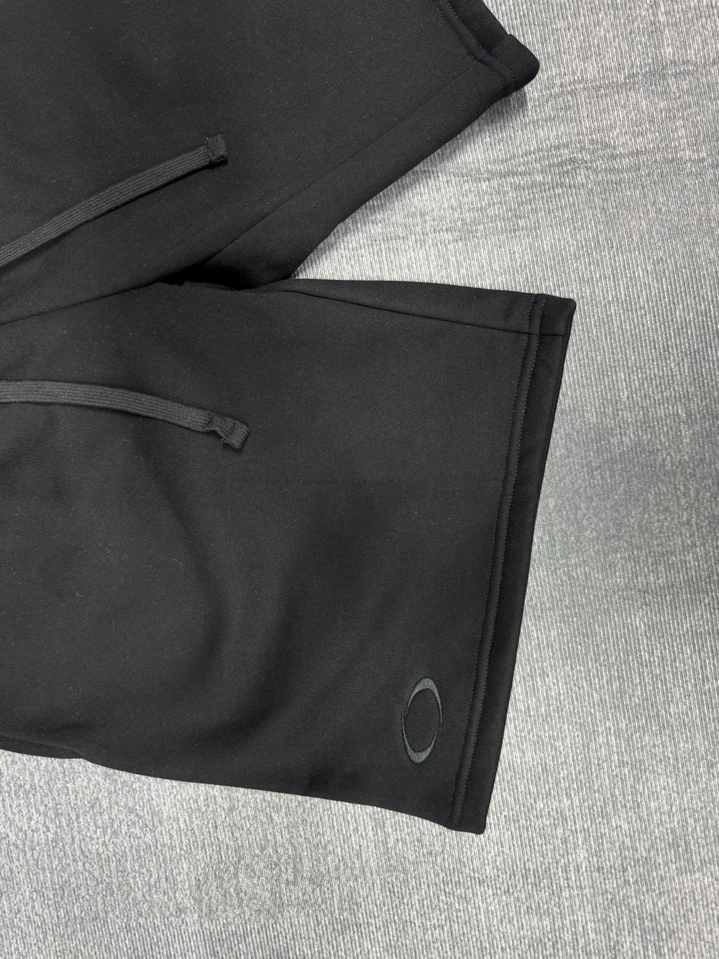 Black Double Waist Shorts