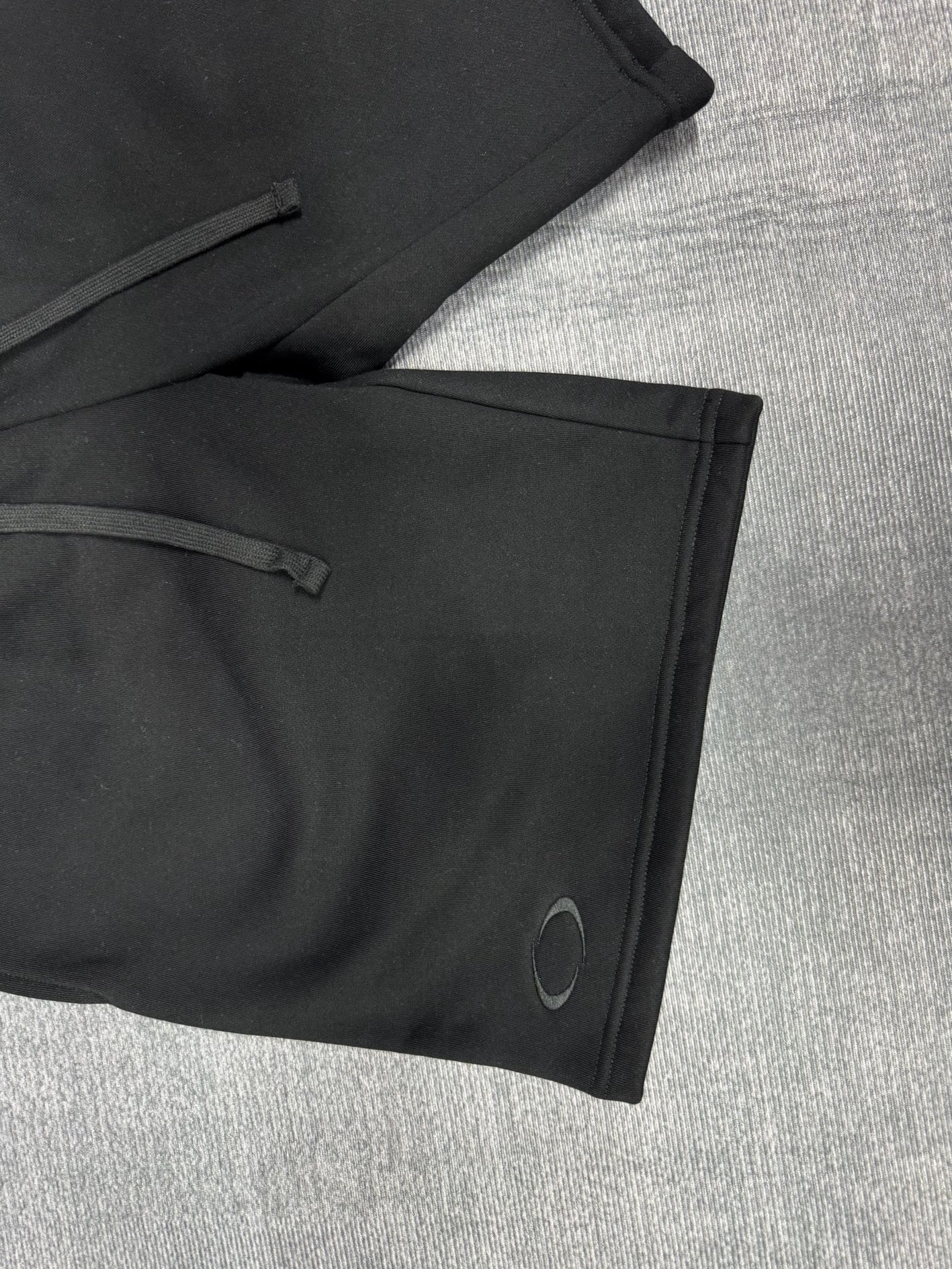 Black Double Waist Shorts
